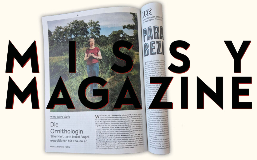 Einmal Superheldin sein: Wie ich und die Vögel ins Missy Magazine kamen