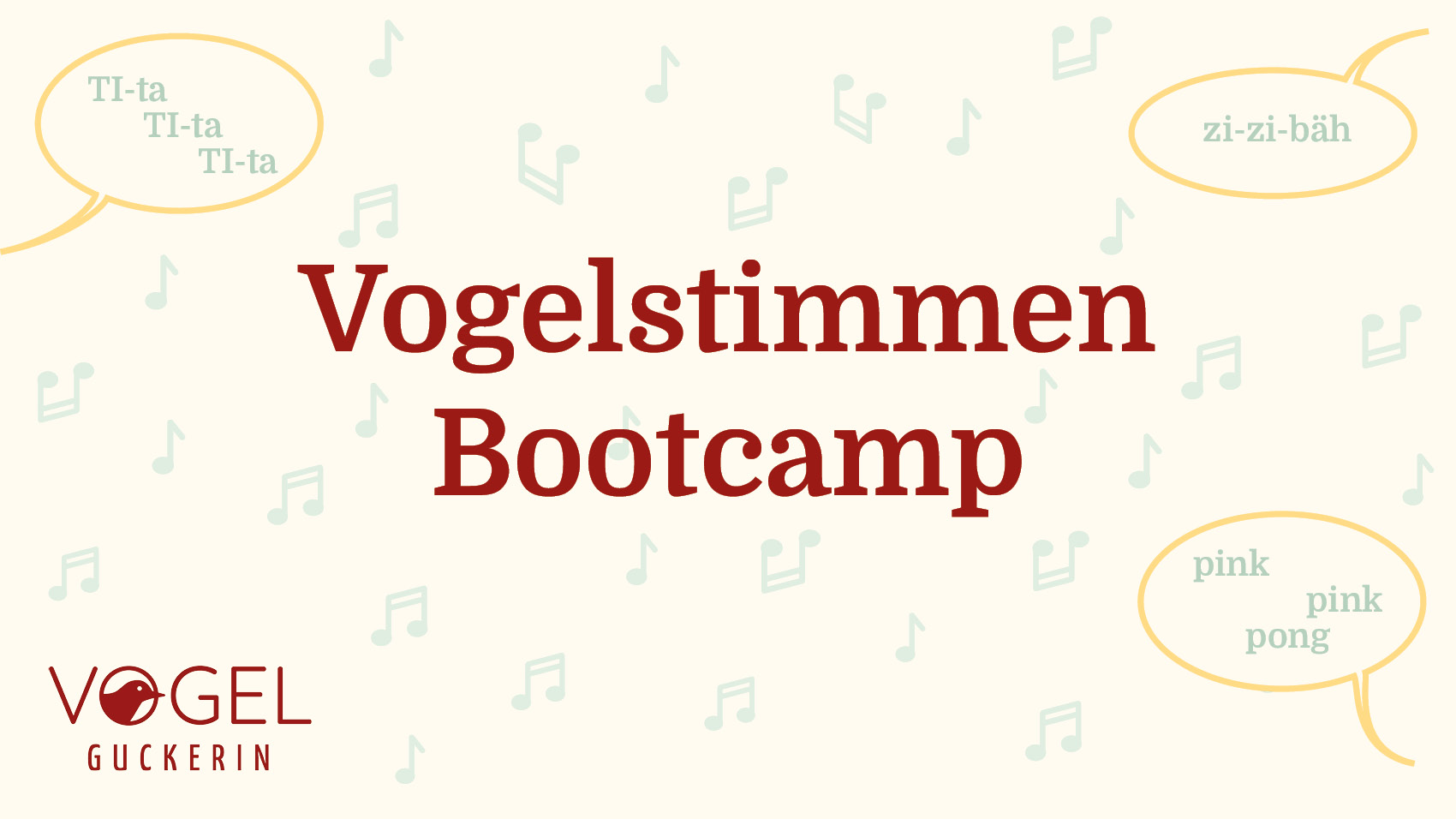 Vogelstimmen Bootcamp • Vogelguckerin